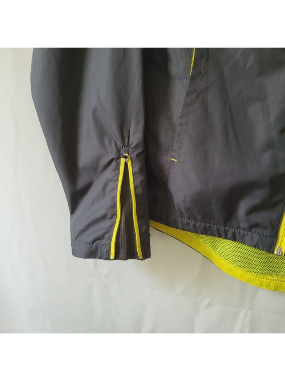 Danskin Now Women's Full Zip Vented Windbreaker Track Jacket Greystone S/CH(4-6) - Picture 9 of 16